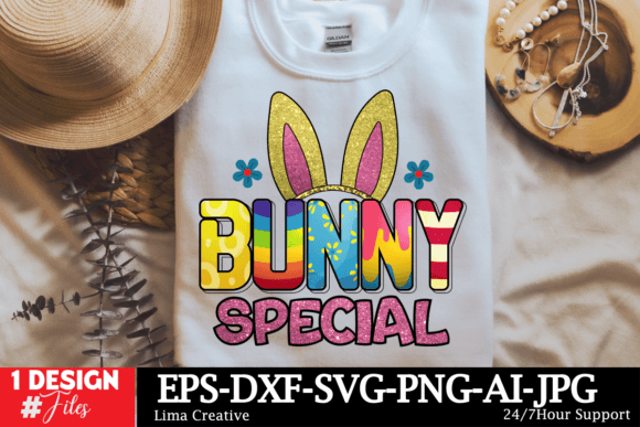 Bunny Special Easter Sublimation Designs T-Shirt Designs