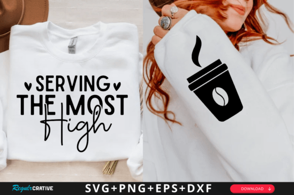 Coffee Cup Sleeve Svg Design for T-Shirt Designs