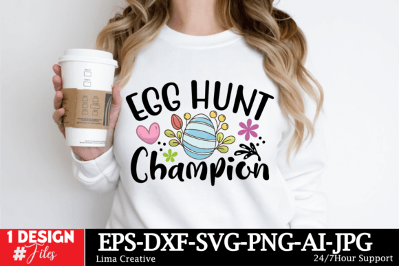 Egg Hunt Champion SVG Design