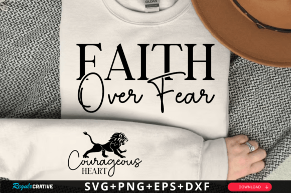 Faith over Fear Sleeve Svg Design