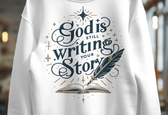 God is Still Writing Your Story Png T-Shirt Designs