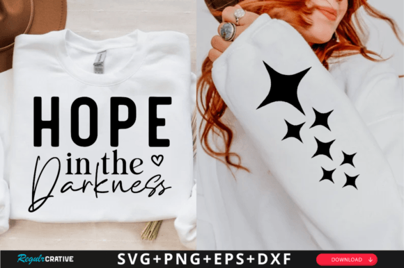 Hope in the Darkness Sleeve Svg Design