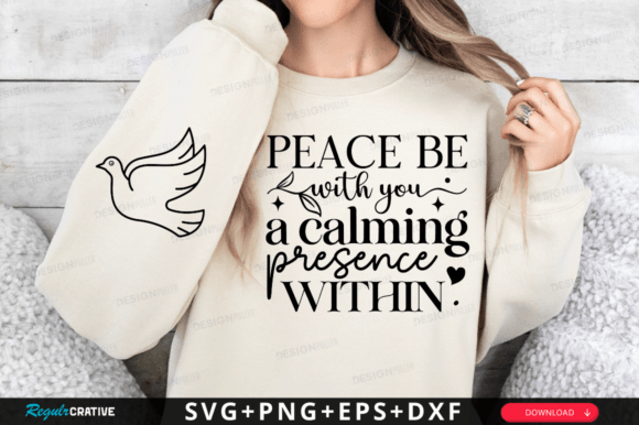 Peace Be with You SVG for T-Shirt Designs
