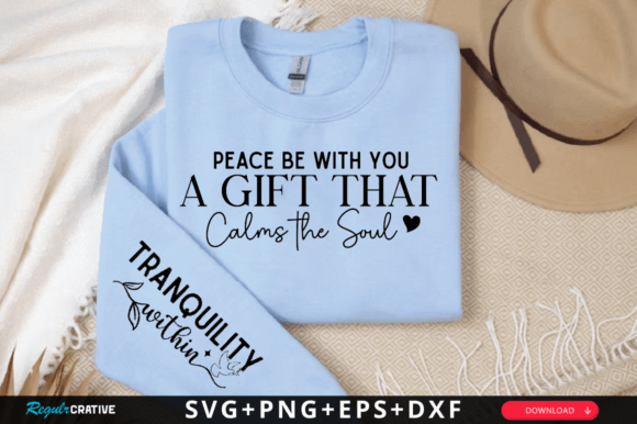 Peace Be with You SVG for T-Shirt Designs